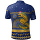 Parramatta Eels Christmas Custom Polo Shirt - Ugly Xmas And Aboriginal Patterns For Die Hard Fan Polo Shirt