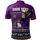 Melbourne Storm Christmas Custom Polo Shirt - Ugly Xmas And Aboriginal Patterns For Die Hard Fan Polo Shirt