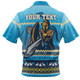 Gold Coast Titans Christmas Custom Hawaiian Shirt - Ugly Xmas And Aboriginal Patterns For Die Hard Fan Hawaiian Shirt