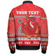 St. George Illawarra Dragons Christmas Custom Bomber Jacket - Ugly Xmas And Aboriginal Patterns For Die Hard Fan Bomber Jacket