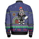 New Zealand Warriors Christmas Custom Bomber Jacket - Ugly Xmas And Aboriginal Patterns For Die Hard Fan Bomber Jacket