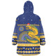 Parramatta Eels Christmas Custom Snug Hoodie - Ugly Xmas And Aboriginal Patterns For Die Hard Fan Snug Hoodie