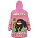 Penrith Panthers Christmas Custom Snug Hoodie - Ugly Xmas And Aboriginal Patterns For Die Hard Fan Snug Hoodie