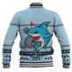 Cronulla-Sutherland Sharks Christmas Custom Baseball Jacket - Ugly Xmas And Aboriginal Patterns For Die Hard Fan Baseball Jacket