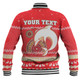 Redcliffe Dolphins Christmas Custom Baseball Jacket - Ugly Xmas And Aboriginal Patterns For Die Hard Fan Baseball Jacket
