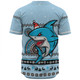 Cronulla-Sutherland Sharks Christmas Custom Baseball Shirt - Ugly Xmas And Aboriginal Patterns For Die Hard Fan Baseball Shirt
