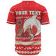 Redcliffe Dolphins Christmas Custom Baseball Shirt - Ugly Xmas And Aboriginal Patterns For Die Hard Fan Baseball Shirt