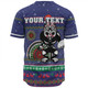 New Zealand Warriors Christmas Custom Baseball Shirt - Ugly Xmas And Aboriginal Patterns For Die Hard Fan Baseball Shirt