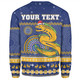 Parramatta Eels Christmas Custom Sweatshirt - Ugly Xmas And Aboriginal Patterns For Die Hard Fan Sweatshirt