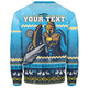 Gold Coast Titans Christmas Custom Sweatshirt - Ugly Xmas And Aboriginal Patterns For Die Hard Fan Sweatshirt