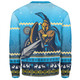 Gold Coast Titans Christmas Custom Sweatshirt - Ugly Xmas And Aboriginal Patterns For Die Hard Fan Sweatshirt