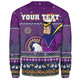 Melbourne Storm Christmas Custom Sweatshirt - Ugly Xmas And Aboriginal Patterns For Die Hard Fan Sweatshirt