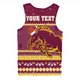 Brisbane Broncos Christmas Custom Men Singlet - Ugly Xmas And Aboriginal Patterns For Die Hard Fan Men Singlet