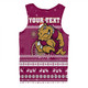 Queensland Cane Toads Christmas Custom Men Singlet - Ugly Xmas And Aboriginal Patterns For Die Hard Fan Men Singlet