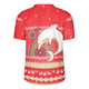 Redcliffe Dolphins Christmas Custom Rugby Jersey - Ugly Xmas And Aboriginal Patterns For Die Hard Fan Rugby Jersey