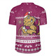Queensland Cane Toads Christmas Custom Rugby Jersey - Ugly Xmas And Aboriginal Patterns For Die Hard Fan Rugby Jersey