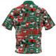 South Sydney Rabbitohs Zip Polo Shirt - Team Of Us Die Hard Fan Supporters Comic Style Zip Polo Shirt