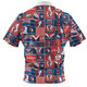 Sydney Roosters Zip Polo Shirt - Team Of Us Die Hard Fan Supporters Comic Style Zip Polo Shirt