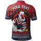 Sydney Roosters Christmas Custom Polo Shirt - Merry Christmas Our Beloved Team With Aboriginal Dot Art Pattern Polo Shirt