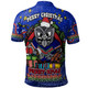 New Zealand Warriors Christmas Custom Polo Shirt - Merry Christmas Our Beloved Team With Aboriginal Dot Art Pattern Polo Shirt