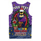 Melbourne Storm Christmas Custom Men Singlet - Merry Christmas Our Beloved Team With Aboriginal Dot Art Pattern Men Singlet