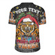 Wests Tigers Christmas Custom Rugby Jersey - Merry Christmas Our Beloved Team With Aboriginal Dot Art Pattern Rugby Jersey