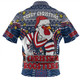 Sydney Roosters Christmas Custom Polo Shirt - Christmas Knit Patterns Vintage Jersey Ugly Polo Shirt