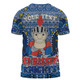 Newcastle Knights Christmas Custom T-shirt - Christmas Knit Patterns Vintage Jersey Ugly T-shirt