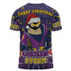 Melbourne Storm Christmas Custom T-shirt - Christmas Knit Patterns Vintage Jersey Ugly T-shirt