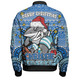 Cronulla-Sutherland Sharks Christmas Custom Bomber Jacket - Christmas Knit Patterns Vintage Jersey Ugly Bomber Jacket