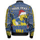 Parramatta Eels Christmas Custom Bomber Jacket - Christmas Knit Patterns Vintage Jersey Ugly Bomber Jacket