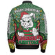 South Sydney Rabbitohs Custom Bomber Jacket - Christmas Knit Patterns Vintage Jersey Ugly Bomber Jacket