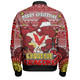 St. George Illawarra Dragons Christmas Custom Bomber Jacket - Christmas Knit Patterns Vintage Jersey Ugly Bomber Jacket