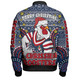 Sydney Roosters Christmas Custom Bomber Jacket - Christmas Knit Patterns Vintage Jersey Ugly Bomber Jacket