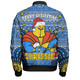 Gold Coast Titans Christmas Custom Bomber Jacket - Christmas Knit Patterns Vintage Jersey Ugly Bomber Jacket