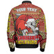 Redcliffe Dolphins Christmas Custom Bomber Jacket - Christmas Knit Patterns Vintage Jersey Ugly Bomber Jacket