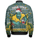 Australia Wallabies Christmas Custom Bomber Jacket - Christmas Knit Patterns Vintage Jersey Ugly Bomber Jacket