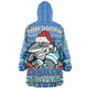 Cronulla-Sutherland Sharks Christmas Custom Snug Hoodie - Christmas Knit Patterns Vintage Jersey Ugly Snug Hoodie