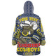 North Queensland Cowboys Christmas Custom Snug Hoodie - Christmas Knit Patterns Vintage Jersey Ugly Snug Hoodie