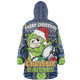 Canberra Raiders Christmas Custom Snug Hoodie - Christmas Knit Patterns Vintage Jersey Ugly Snug Hoodie