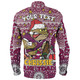 Queensland Cane Toads Christmas Custom Long Sleeve Shirt - Christmas Knit Patterns Vintage Jersey Ugly Long Sleeve Shirt