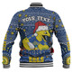 Parramatta Eels Christmas Custom Baseball Jacket - Christmas Knit Patterns Vintage Jersey Ugly Baseball Jacket