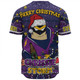 Melbourne Storm Christmas Custom Baseball Shirt - Christmas Knit Patterns Vintage Jersey Ugly Baseball Shirt