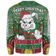 South Sydney Rabbitohs Custom Sweatshirt - Christmas Knit Patterns Vintage Jersey Ugly Sweatshirt