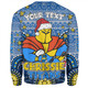 Gold Coast Titans Christmas Custom Sweatshirt - Christmas Knit Patterns Vintage Jersey Ugly Sweatshirt