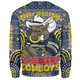 North Queensland Cowboys Christmas Custom Sweatshirt - Christmas Knit Patterns Vintage Jersey Ugly Sweatshirt