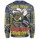 North Queensland Cowboys Christmas Custom Sweatshirt - Christmas Knit Patterns Vintage Jersey Ugly Sweatshirt