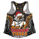 Wests Tigers Christmas Custom Women Racerback Singlet - Christmas Knit Patterns Vintage Jersey Ugly Women Racerback Singlet