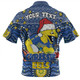 Parramatta Eels Christmas Custom Zip Polo Shirt - Christmas Knit Patterns Vintage Jersey Ugly Zip Polo Shirt