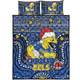 Parramatta Eels Christmas Custom Quilt Bed Set - Christmas Knit Patterns Vintage Jersey Ugly Quilt Bed Set